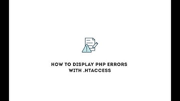 How to display PHP errors with .htaccess