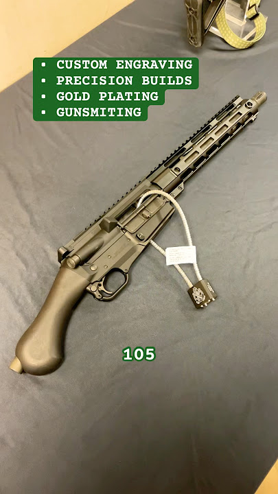 Customized 10.5” ArmaLite Rifle featuring a shotgun style pistol grip! 💥 #pewpewlife #shorts