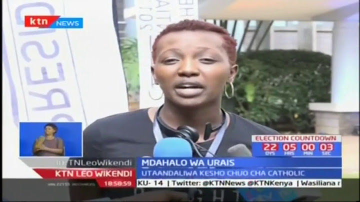 Mdahalo wa manaibu wa rais kufanyika kwenye chuo cha Catholic
