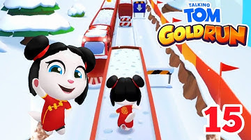 Talking Tom Gold Run Gameplay Walkthrough Part 15 (Android/iOS) Lucky Angela - Full Screen