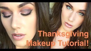 My Cut-Crease Thanksgiving Makeup Tutorial! | Cassandra Bankson