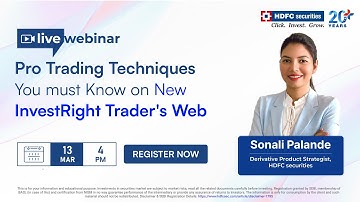 Pro Trading Techniques You must Know on New InvestRight Trader