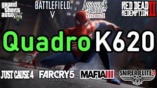 Nvidia Quadro K620 I7 3770 - 8 Games Tested