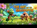 The Ant and the Grasshopper | Nursery Rhymes &amp; Kids Songs | Lucky Kids #cartoon