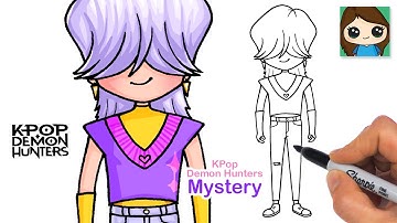 How to Draw Mystery | KPop Demon Hunters Saja Boys