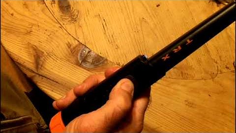 Setting the sensitivity on the Whites TRX pinpointer