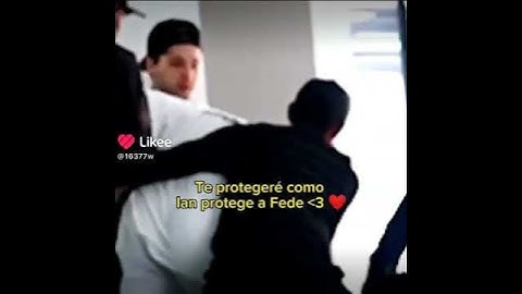 Te protegeré como ian protege a fede❤ #fedevigevani #ianlucas