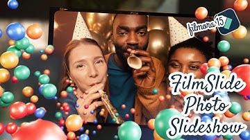 Film Slide Photo Slideshow in Filmora 15