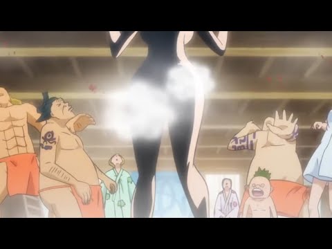 Nami caught sanji in the bath house|Onepiece932