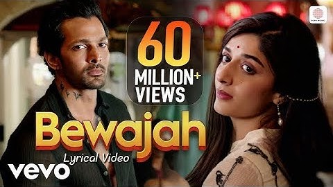 Bewajah, Lyrical Video - Sanam Teri Kasam  Harshvardhan, Mawra  Himesh Reshammiya