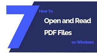 how to open and read pdf files on windows | pdfelement 7
