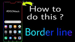 How to make border line wallpaper [HINDI] #DISONtech. screenshot 3