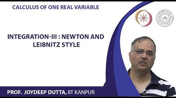 Integration-III : Newton and Leibnitz Style