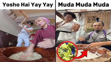 Yosho Hai Yay Yay Making Mochi vs Ora Muda Muda Muda