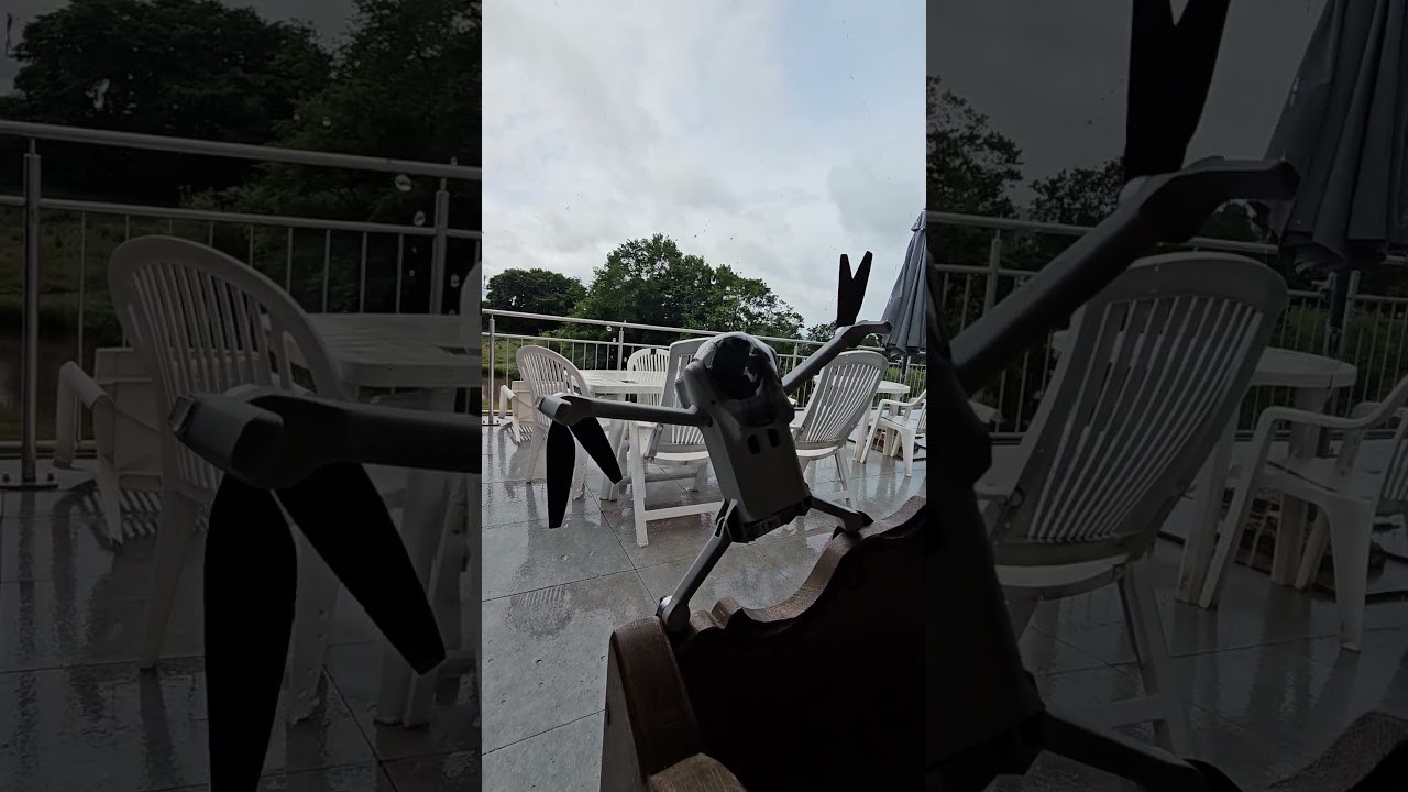 Une météo tellement mauvaise aujourd'hui que même mon drone ne veux pas sortir ...