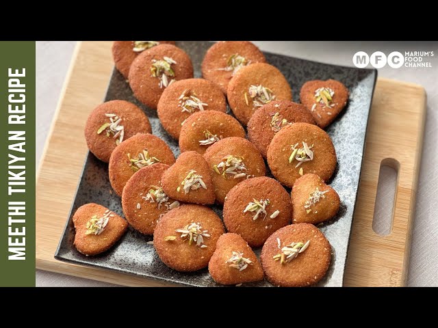Meethi Tikiyan recipe | Rajab Special Easy koondey ki tikiyan Recipe by Marium’s Food Channel class=