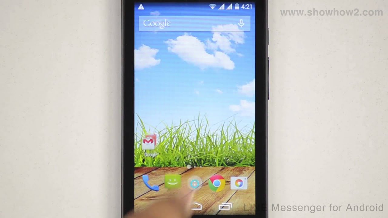 Line Messenger - How To Share A Sticker On Your Timeline