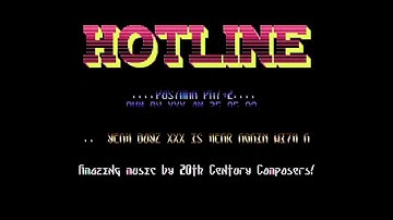 Commodore 64 demo: Hotline - Postman Pat cracktro (1989)