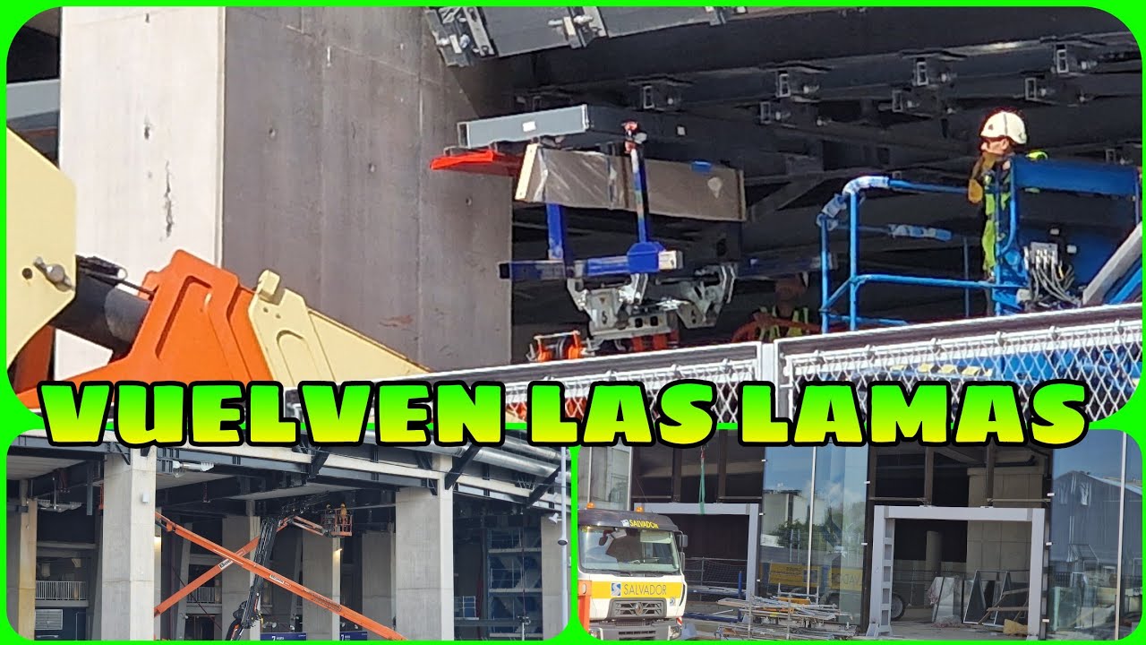 🔴OBRAS CAMP NOU (10 de Marzo)⚠️Lamas en nuevo sector 