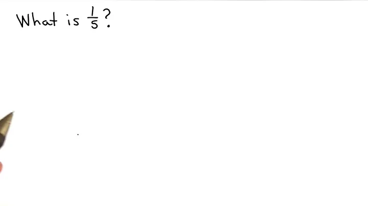 One Fifth - Visualizing Algebra