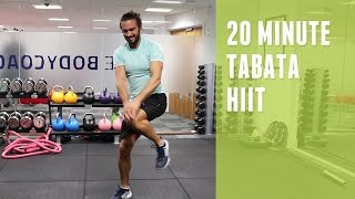 20 Minute Tabata-style HIIT Workout | The Body Coach