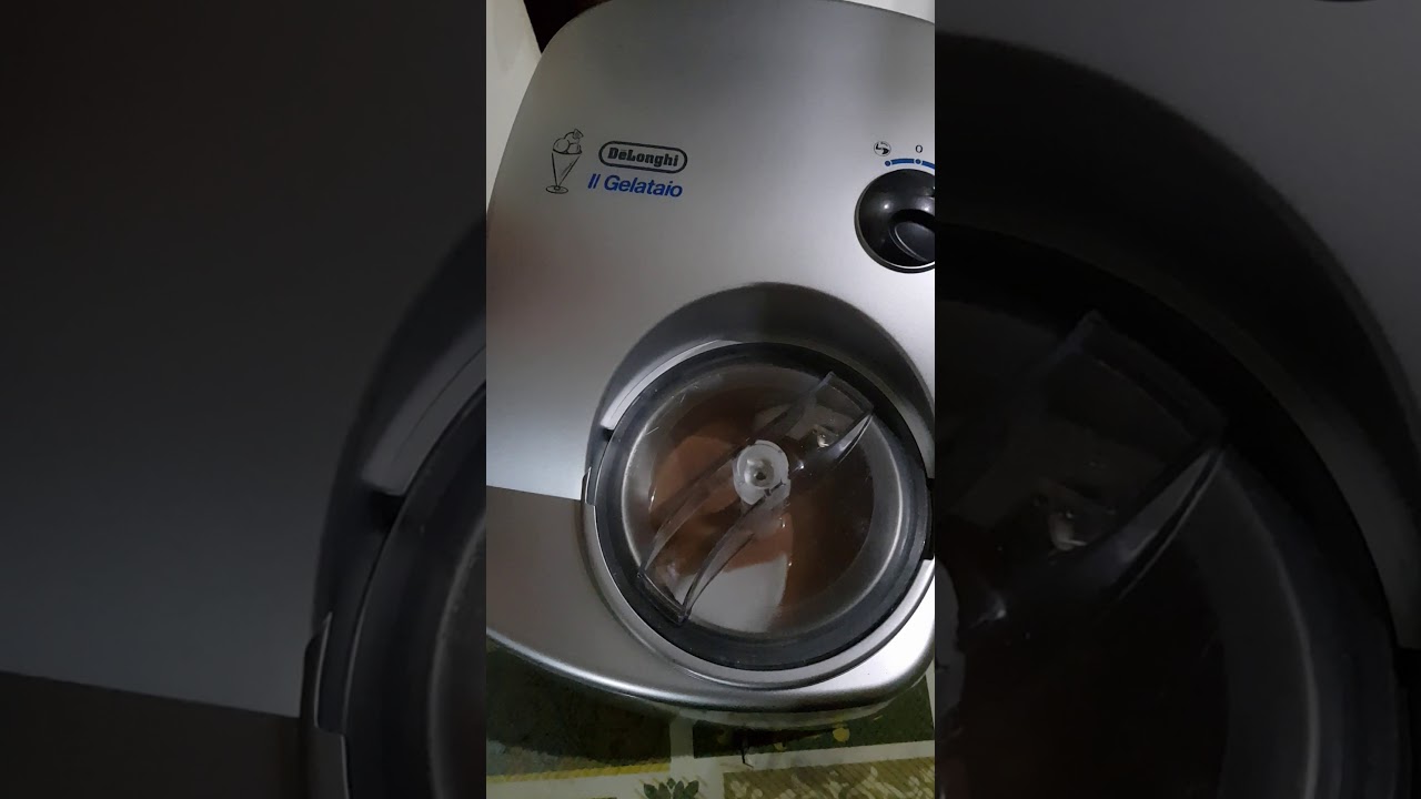 DeLonghi II Gelataio Ice Cream Maker YouTube