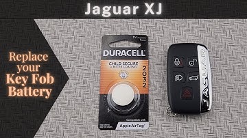Replace a Jaguar XJ 2011-2017 Key Fob Battery