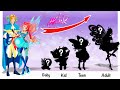 Winx Club Growing Up Full | Fashion WOW