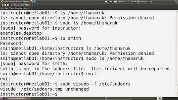 Basic Linux Permissions part 6 sudo and sudoers