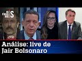 Comentaristas analisam a live do presidente Jair Bolsonaro de 09/09/21