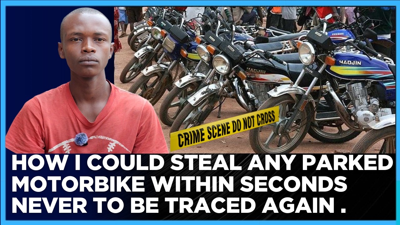 HOW I COULD STEAL ANY PARKED MOTOR BIKE WITHIN SECONDS NEVER TO BE TRACED AGAIN