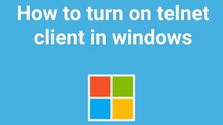 How to turn on telnet client in windows screenshot 5