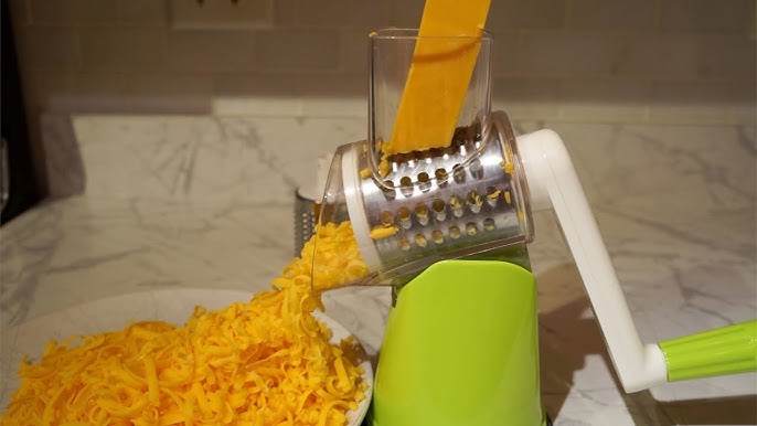  Homparty Rallador eléctrico de queso, trituradora