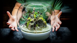 DIY Bubble Rock Fountain Bowl