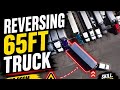INSANE Truck Drivers Reversing 65FT Semi Trucks Into Tight Docks