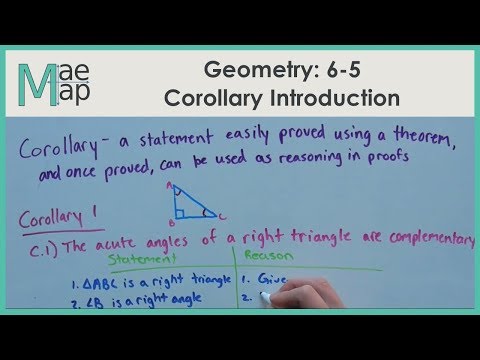 Geometry: 6-5 Corollary Introduction