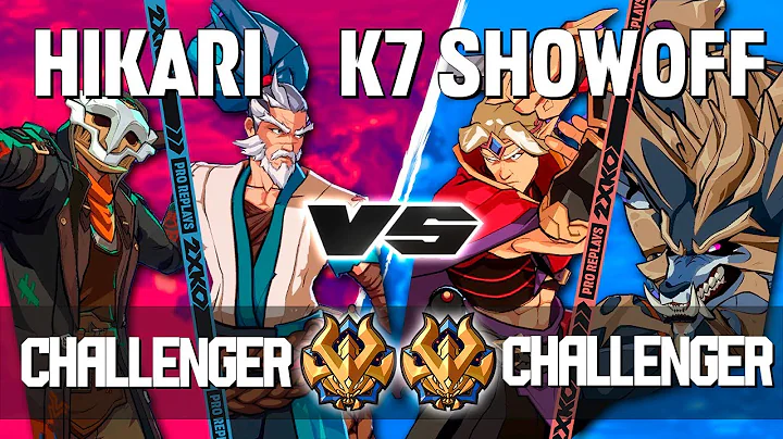 2XKO ▰ HIKARI (Yasuo-Ekko) vs K7 SHOWOFF (Yasuo-Warwick) ▰ 2XKO Pro level replays