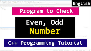 C++ Even or Odd Number Program | CPP video Tutorial