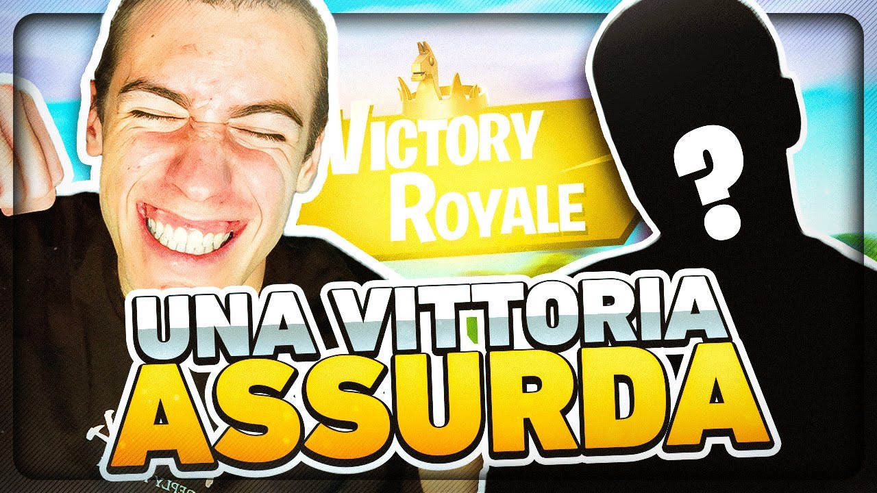 LA MIA PRIMA VITTORIA REALE su FORTNITE con UN PRO PLAYER!!! - YouTube