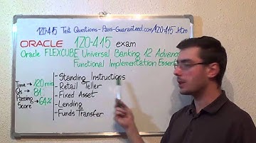 1Z0-415 – Oracle Exam FLEXCUBE Universal Banking Test Functional Questions