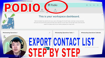 ✅  How To Export Download Podio Contact List 🔴