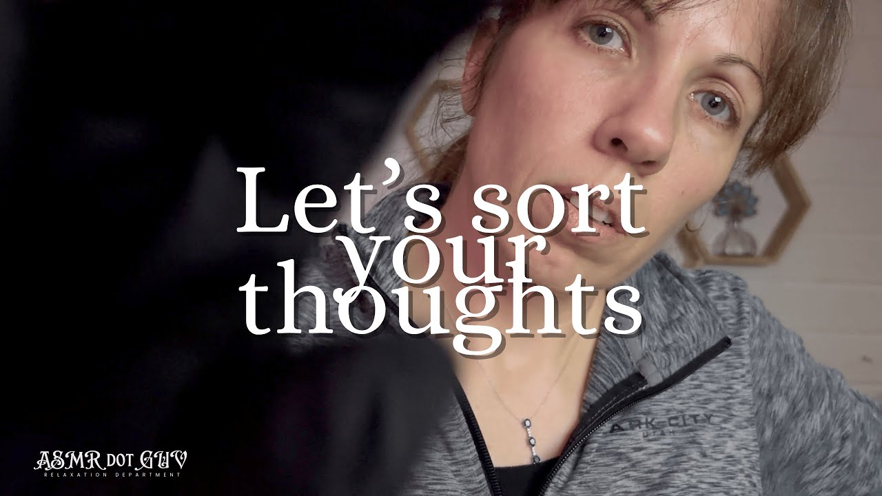 ASMR Organizing Your Thoughts for Tomorrow 🧠✨ | Plucking, Sorting, Rain Sounds