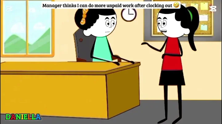 Manager thinks I can do more unpaid work after clocking out 🤣| AC: @emfandango 