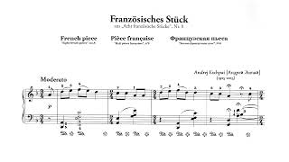 Eschpai - Französisches Stück Nr.8 French Piece No.8 Pièce Française N8 Sheet