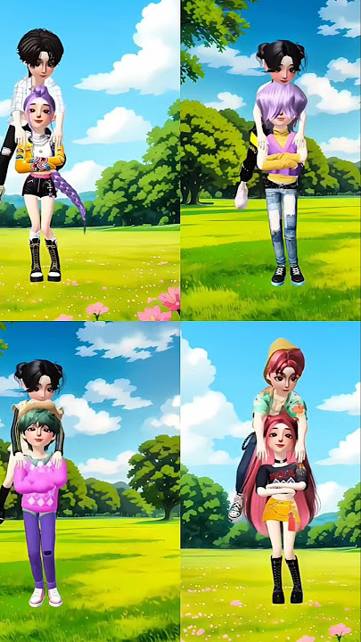 Which Duo Is The Best 😍😍 #huntrix #zepeto #kpop #sajaboys #dance