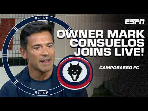 Mark Consuelos dives into the trials & tribulations of buying & owning Campobasso FC ⚽️ | Get Up