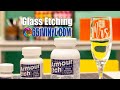 How to Etch Glass with Armour Etch Cream and Vinyl