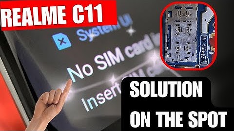 all realme (c11 new ) model no sim card problem solution only one jumper #mobilerepair #icfixer