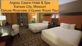 Argosy Casino Hotel & Spa | Kansas City | Deluxe Riverview 2-Queen Room Tour