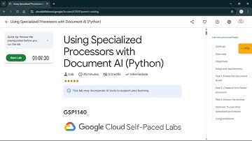 Using Specialized Processors with Document AI (Python) | #qwiklabs | #GSP1140 #CLI